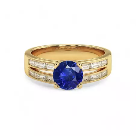 Solitaire Laure Natural Sapphire
