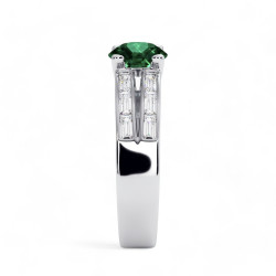 Celinni خاتم سوليتير لور مع الياقوت الطبيعي &ndash; سوليتير