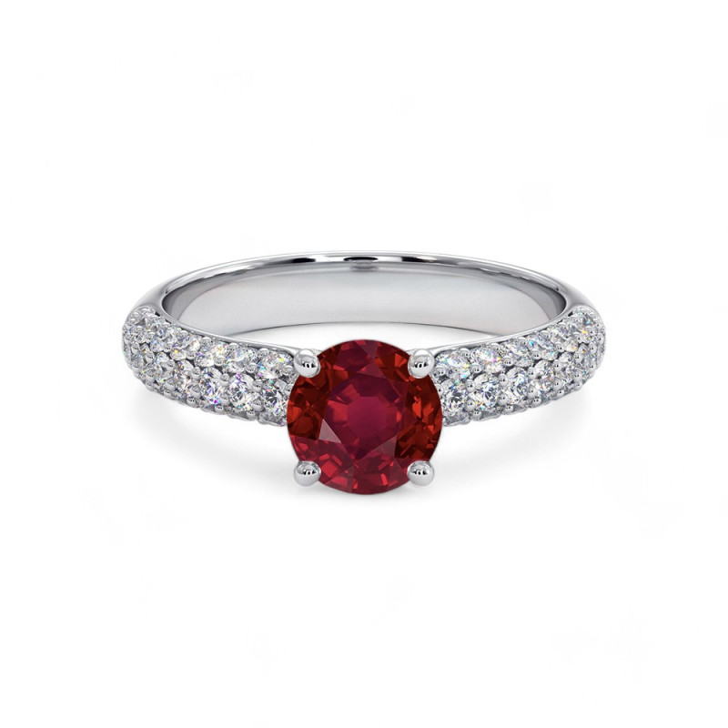 Pamina Ruby Natural Solitaire