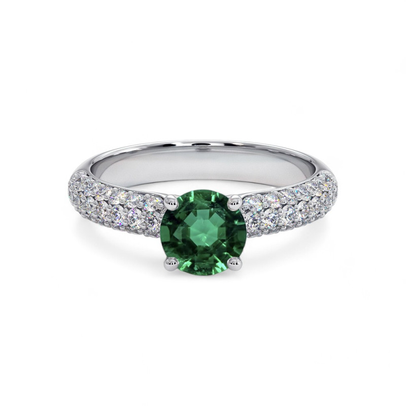 Pamina Solitaire Natural Emerald
