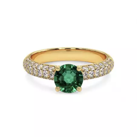 Pamina Solitaire Natural Emerald