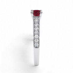 Celinni مع الياقوت الأحمر الطبيعي – سوليتير Mon Amour سوليتير