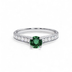 Celinni مع الزمرد الطبيعي – سوليتير Mon Amour سوليتير