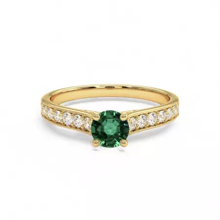 Solitaire Mon Amour Natural Emerald