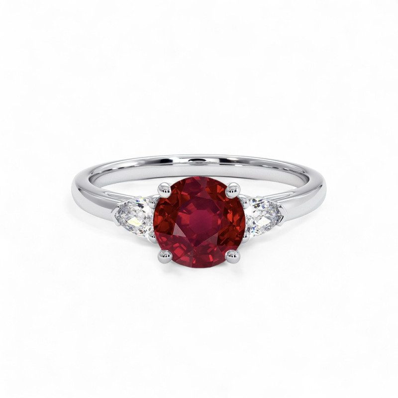 Nina Solitaire Natural Ruby