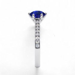 Celinni خاتم سوليتير حياتي مع الياقوت الطبيعي – سوليتير