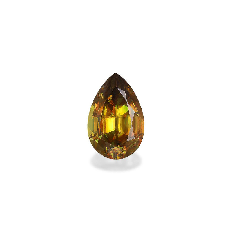 Esfena taille Poire Marr&oacute;n 14.65 carats