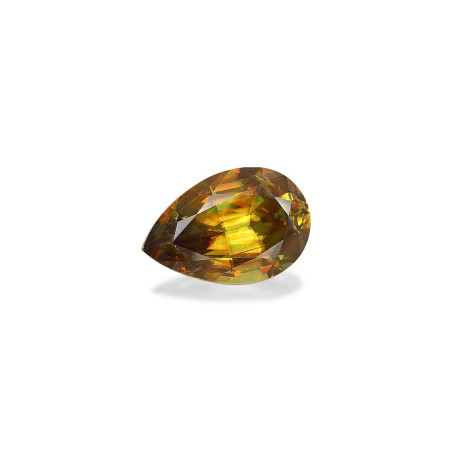 Esfena taille Poire Marr&oacute;n 14.65 carats