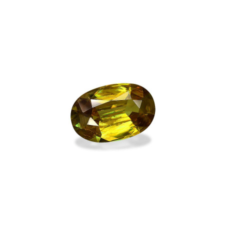 OVAL-cut Sphene Brown 7.88 carats