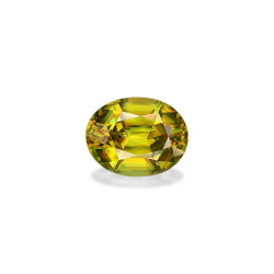 Sphene taille OVALE 黄色 3.17...