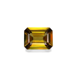 Sphene rechthoekige snit Matig Geelachtig Groen 2,83 karaat