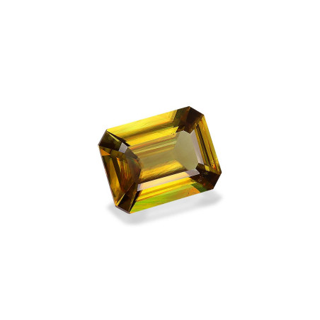 RECTANGULAR-cut Sphene Yellow 2.83 carats