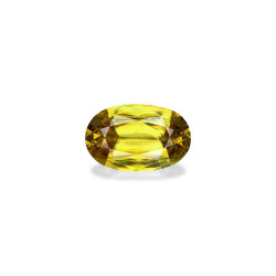 Sphene taille OVALE 黄色 3.79...