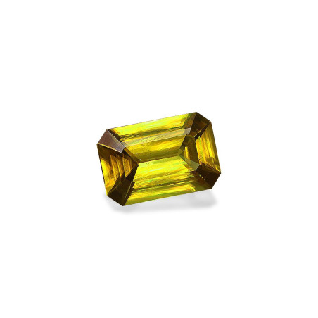 RECTANGULAR-cut Sphene Yellow 4.24 carats