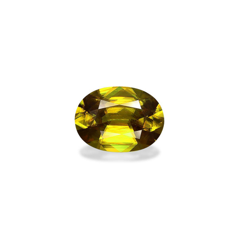 OVAL-cut Sphene Brown 5.69 carats