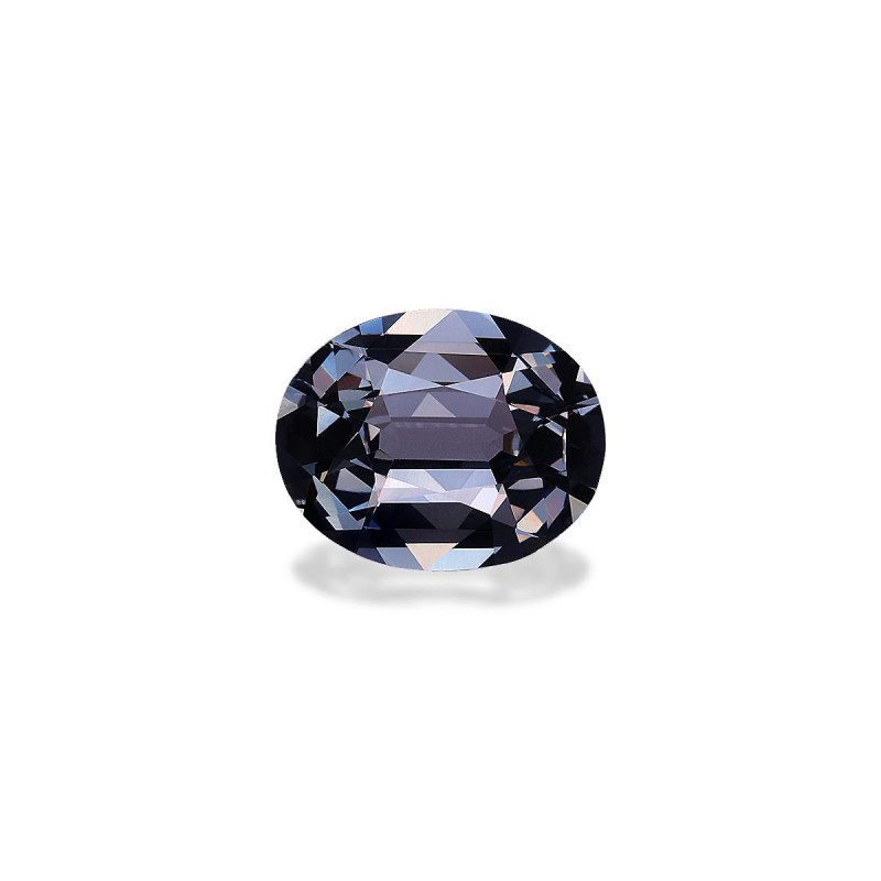 灰色尖晶石 taille 椭圆形 金属灰色 1.77 carats