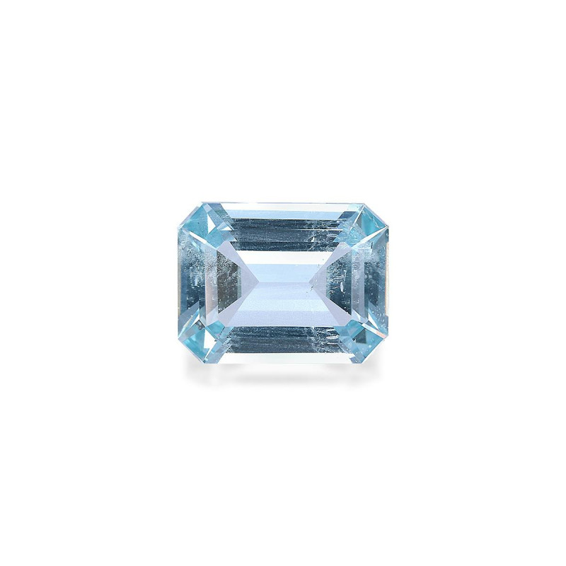 Aigue-Marine taille RECTANGULARE Baby Blue 5.72 carats