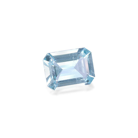 RECTANGULAR-cut Aquamarine Baby Blue 5.72 carats