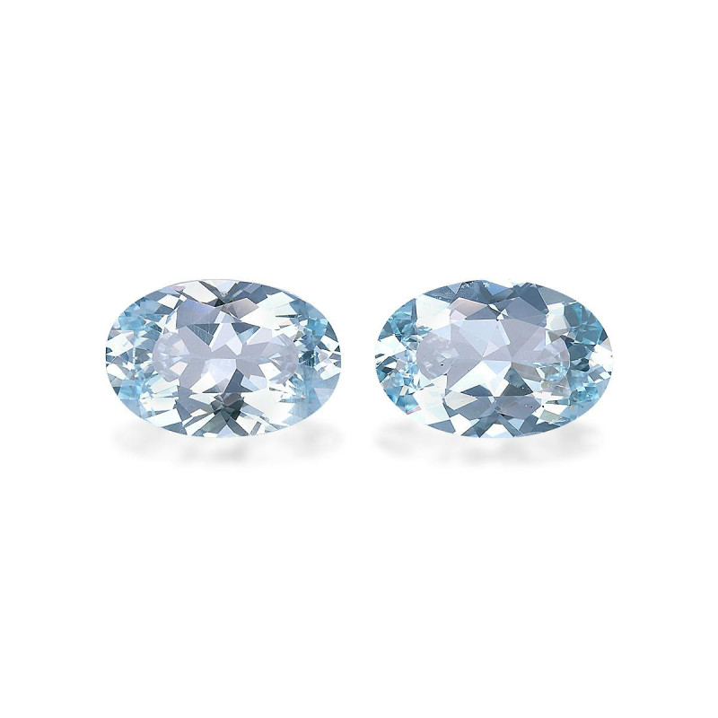 Ovaal geslepen Baby Blauwe Aquamarijn van 6.40 karaat