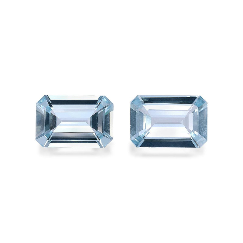 RECTANGULAR-cut Aquamarine Sky Blue 7.42 carats