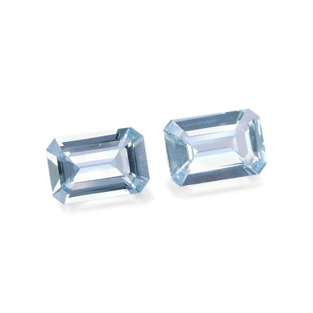 RECTANGULAR-cut Aquamarine Sky Blue 7.42 carats
