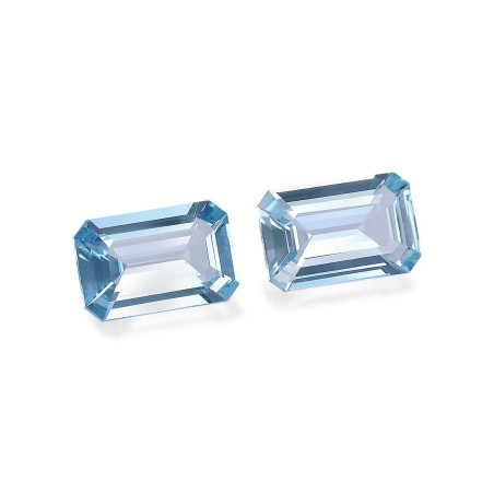 RECTANGULAR-cut Aquamarine Baby Blue 6.36 carats