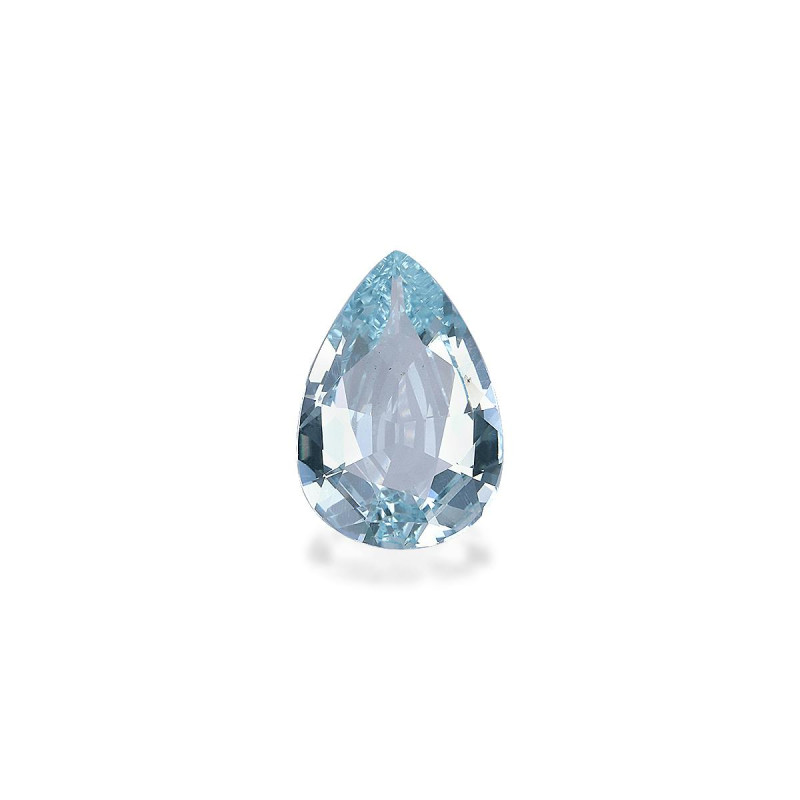 海蓝宝 taille 梨子 蓝天 2.96 carats