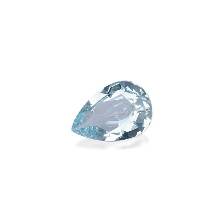 Pear-cut Aquamarine Sky Blue 2.96 carats