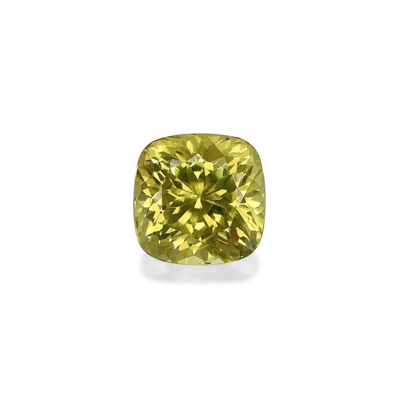 石榴石 taille 靠垫 柠檬黄 3.80 carats