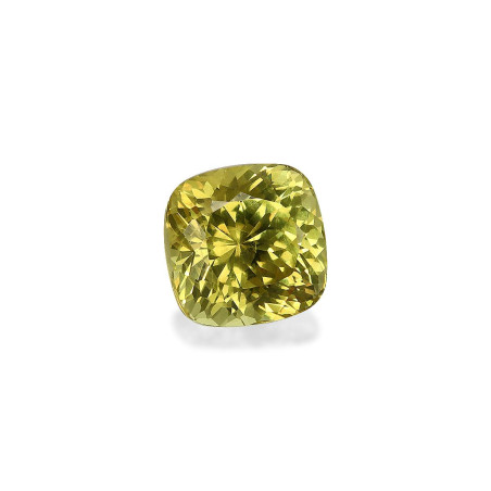 CUSHION-cut Grossular Garnet Lemon Yellow 3.80 carats