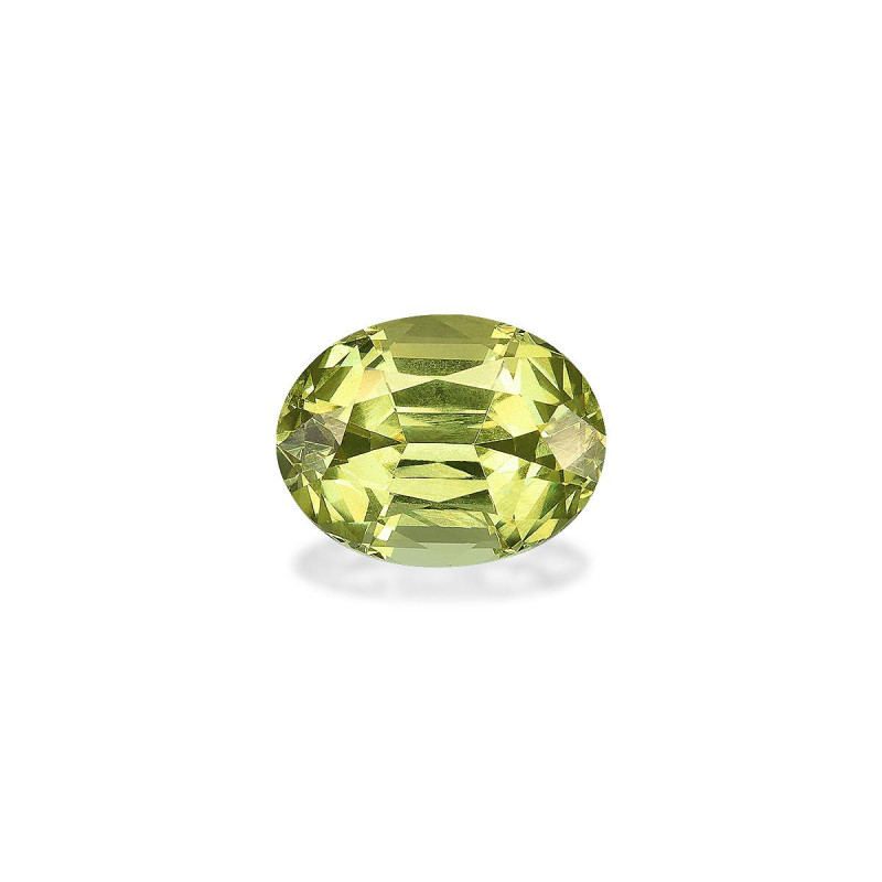 石榴石 taille 椭圆形 柠檬黄 3.91 carats