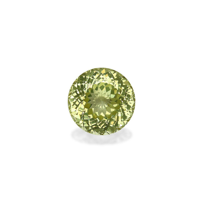 石榴石 taille 圆形 柠檬黄 3.67 carats