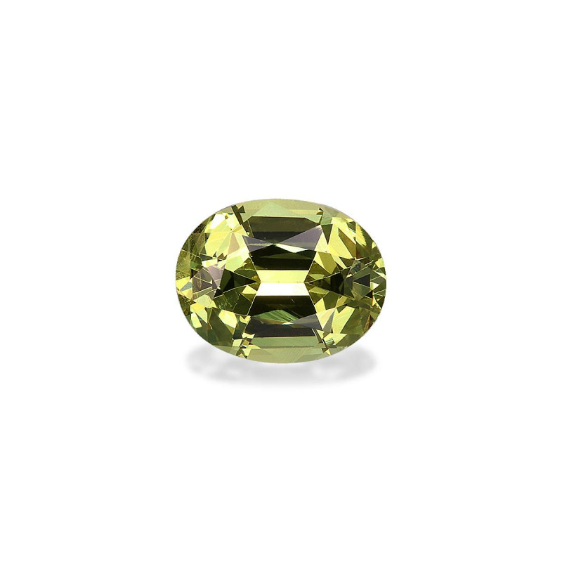 石榴石 taille 椭圆形 青柠绿 2.36 carats