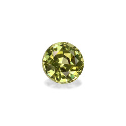 Grossular Granat lengte RUNDEN Limettengr&uuml;n 2.20 karaten