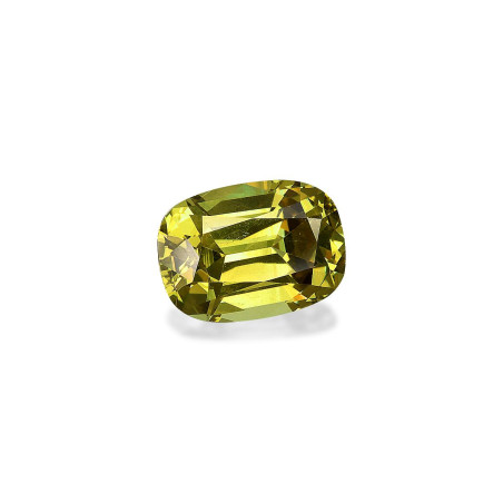 CUSHION-cut Grossular Garnet Lime Green 4.15 carats