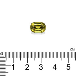 Kussen geslepen Lime Green Grossular Granaat van 4,15 karaat