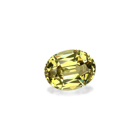石榴石 taille 椭圆形 青柠绿 3.08 carats
