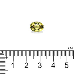Granaat Grossular OVALE snit Lime Groen 3,08 karaat