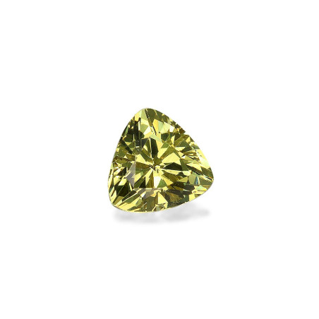 Granate Grosularia taille Trilliant Lime Green 2.06 carats