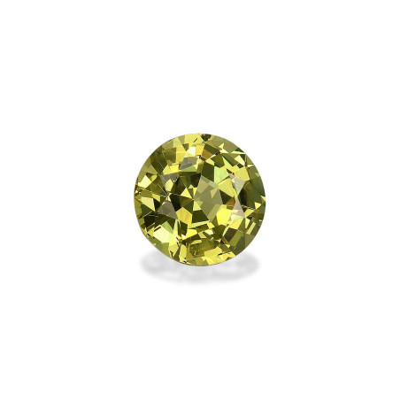 ROUND-cut Grossular Garnet Lemon Yellow 1.59 carats