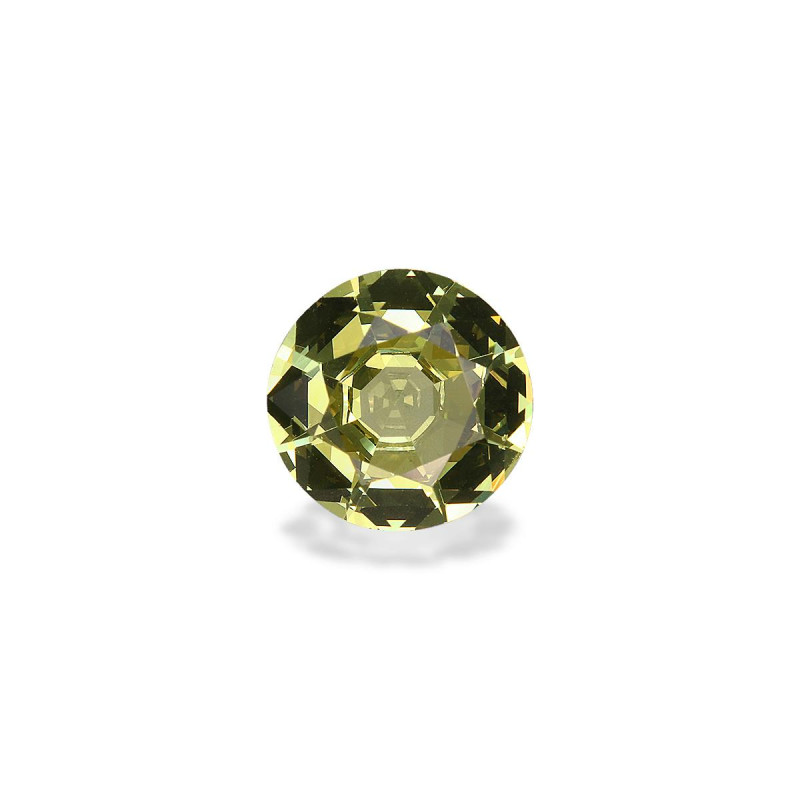 石榴石 taille 圆形 青柠绿 1.90 carats