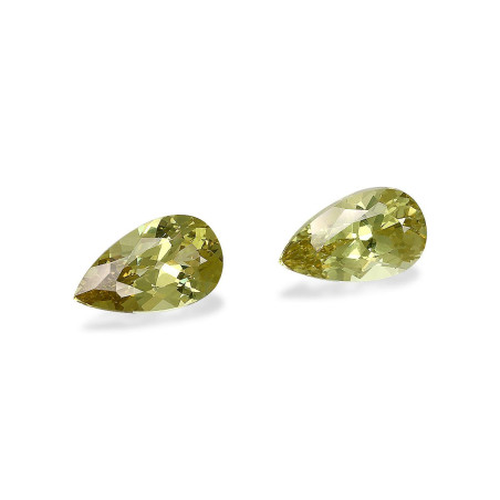 Grenat Grossulaire taille Poire Lime Green 3.59 carats