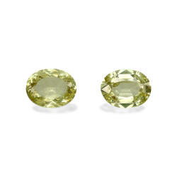 石榴石 taille 椭圆形 青柠绿 3.74 carats
