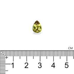 Granaat Grossular Pear Cut Lime Green 1.90 karaat