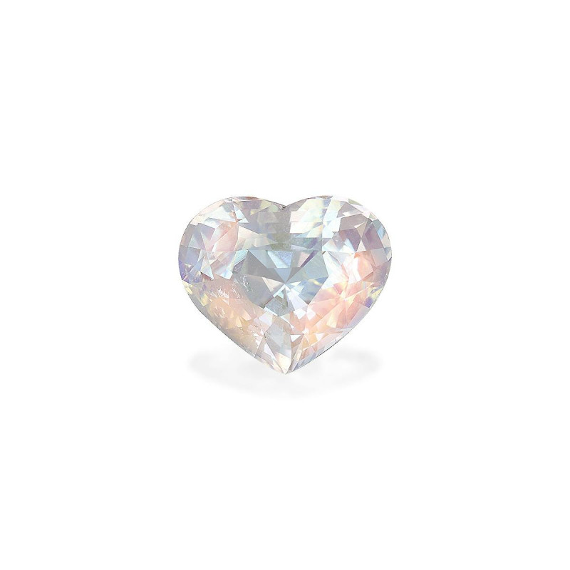 rainbow moonstone taille COEUR Blanco 4.17 carats