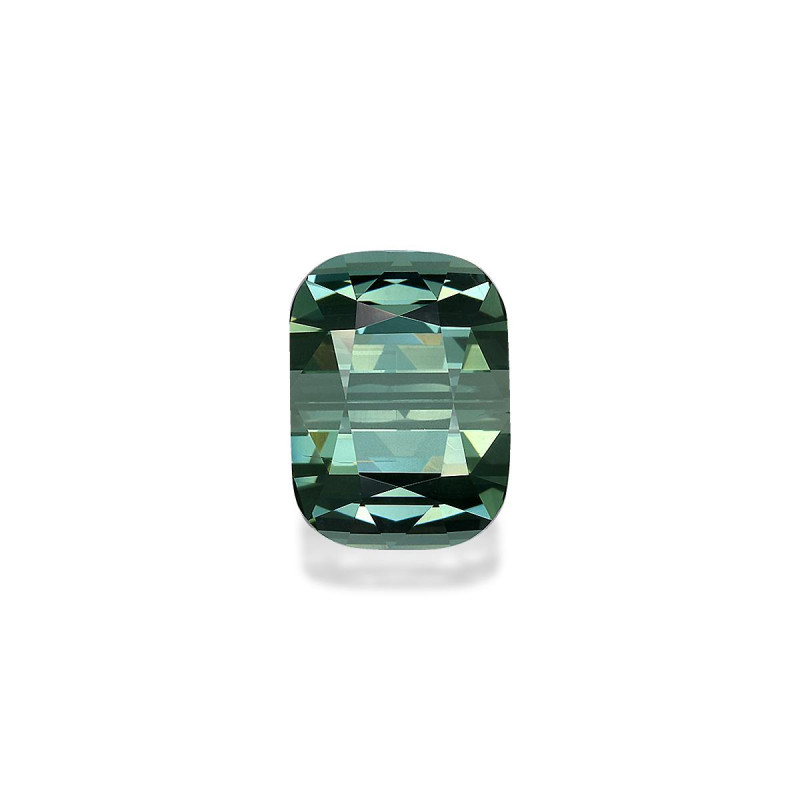 CUSHION-cut Green Tourmaline Moss Green 11.58 carats