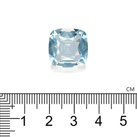 CUSHION-cut Aquamarine Baby Blue 12.45 carats