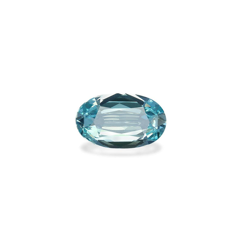 海蓝宝 taille 椭圆形 蓝绿色 2.12 carats