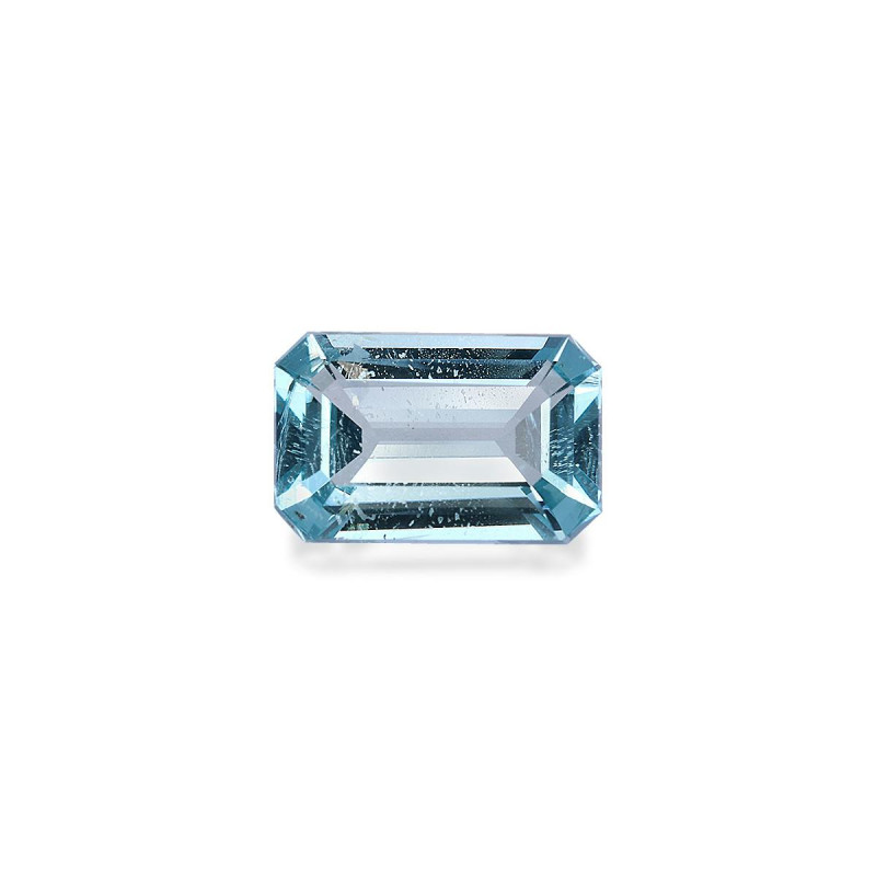海蓝宝 taille 矩形的 北极蓝 2.17 carats
