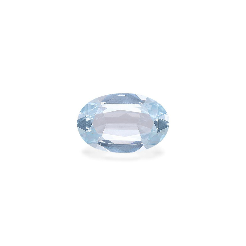 OVAL-cut Aquamarine Sky Blue 4.18 carats